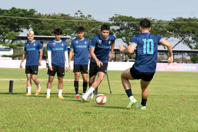 ผอ.ช้างศึก-u23-ให้กำลังใจทีม-ซ้อมเข้มครั้งสุดท้ายก่อนเจอ-“มาเลเซีย”-บอลชายซีเกมส์