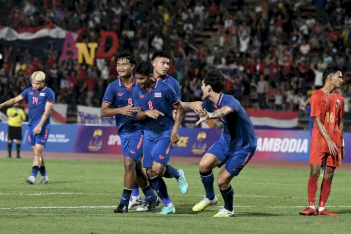 ทีมชาติไทยมายิงขาดท้ายเกมเอาชนะเมียนมา-3-0-เข้าชิงเหรียญทองซีเกมส์